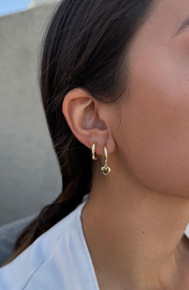 Adornia Set of 2 Hoop Earrings, Alternate, color, Gold