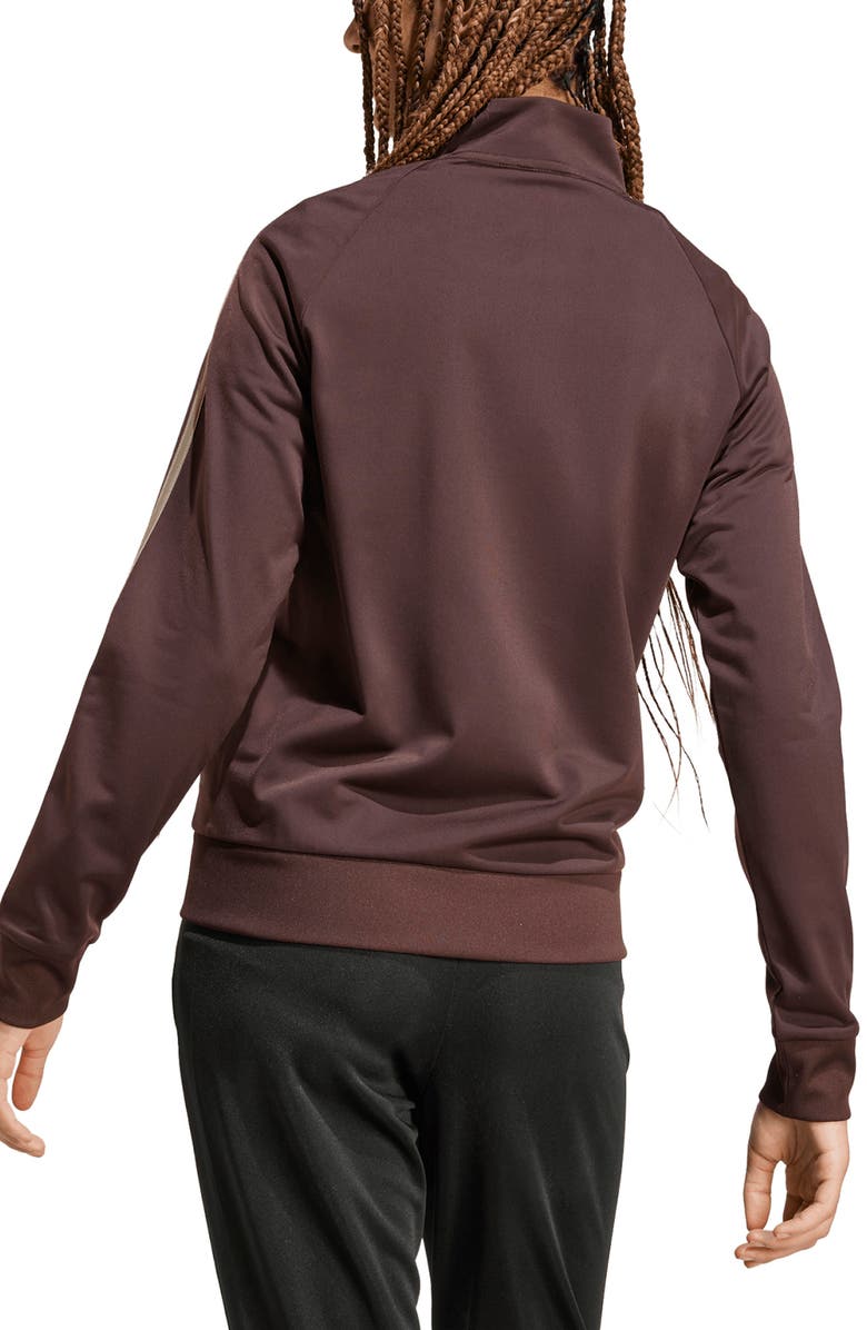 adidas Essentials 3-Stripes Recycled Polyester Track Jacket, Alternate, color, 