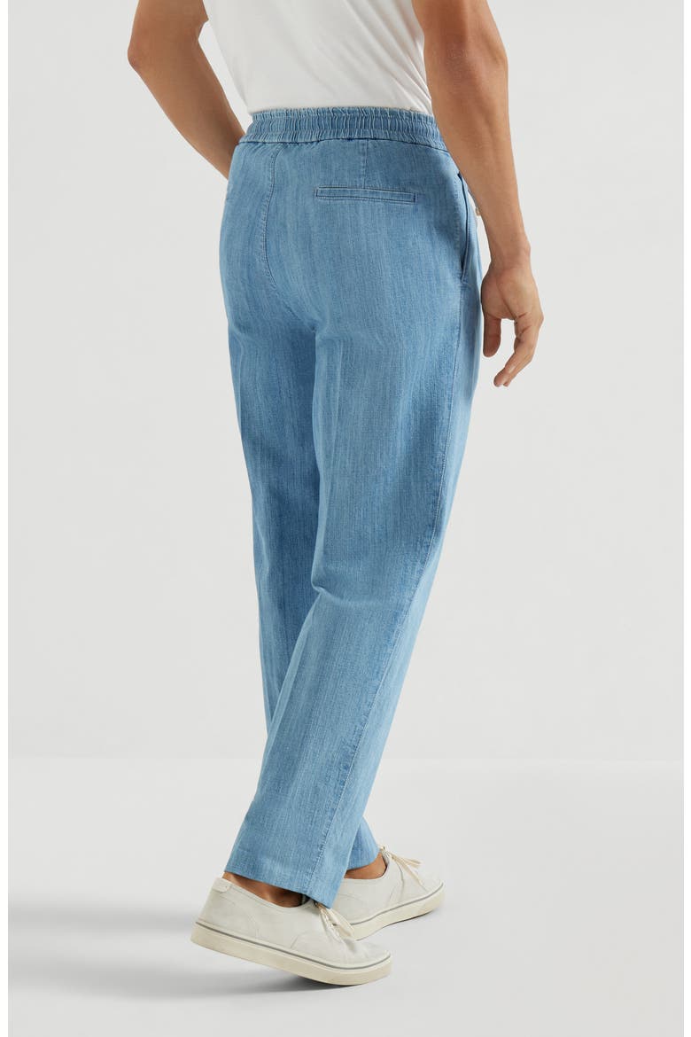 Lightweight denim trousers, Alternate, color, Light Denim
