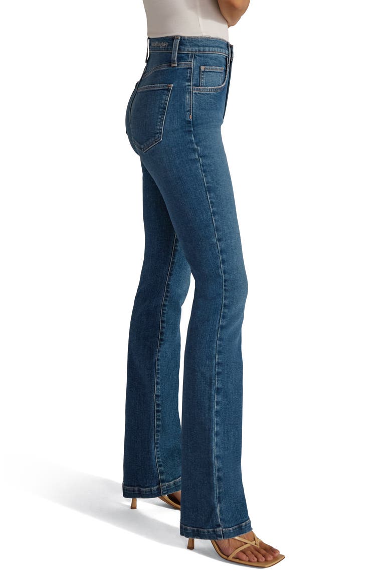 The Valentina Super High Waist Bootcut Jeans, Alternate, color, ASCOT
