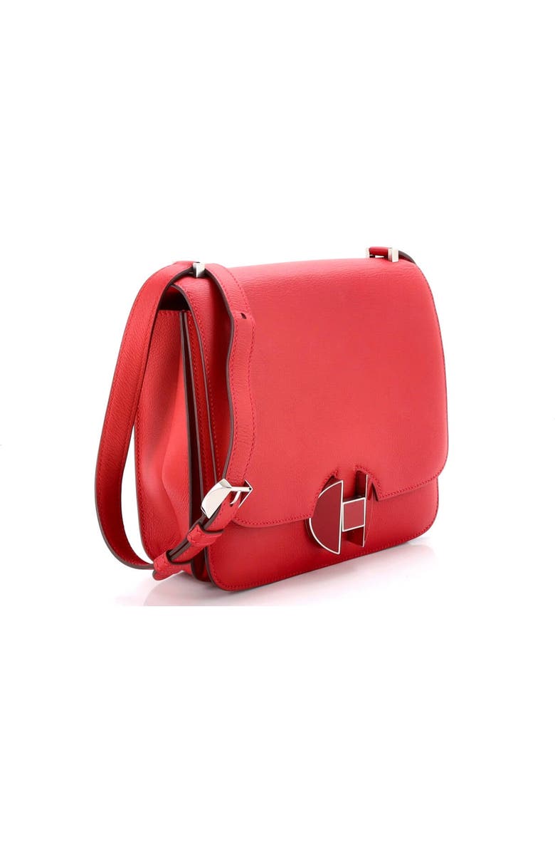 Pre-Owned Hermes 2002 Shoulder Bag Evercolor 20, Alternate, color, Rouge Casaque