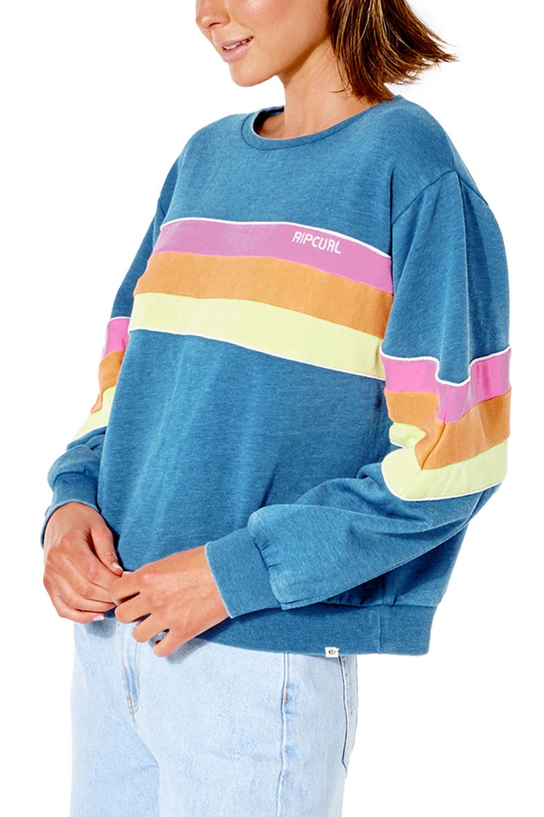 Golden State Crewneck Sweatshirt, Alternate, color, DARK TEAL