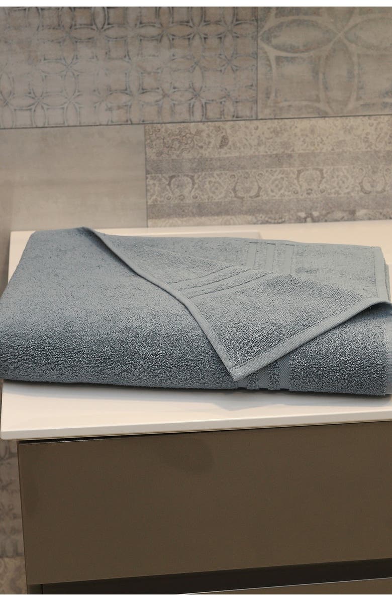 Linum Home Textiles Denzi Bath Sheet - Denzi Blue, Alternate, color, Denzi Blue