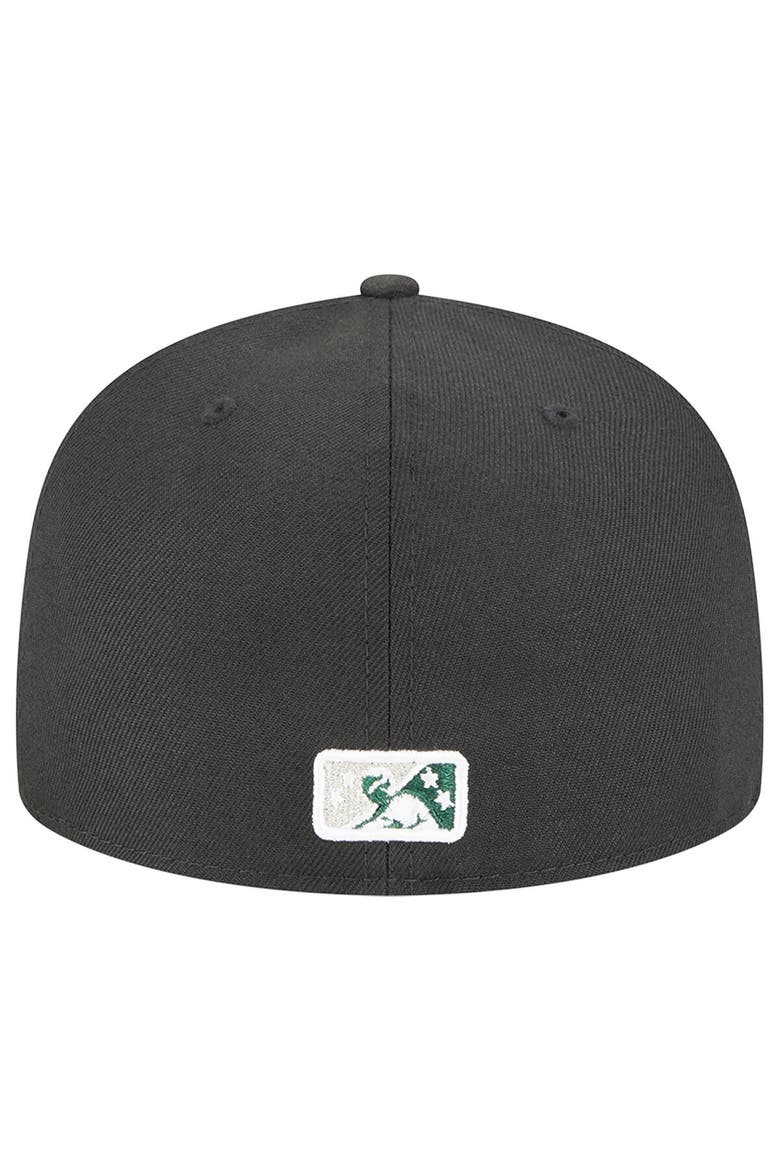 Men's New Era Black South Bend Cubs Theme Nights South Bend Silver Hawks  59FIFTY Fitted Hat, Alternate, color, Black