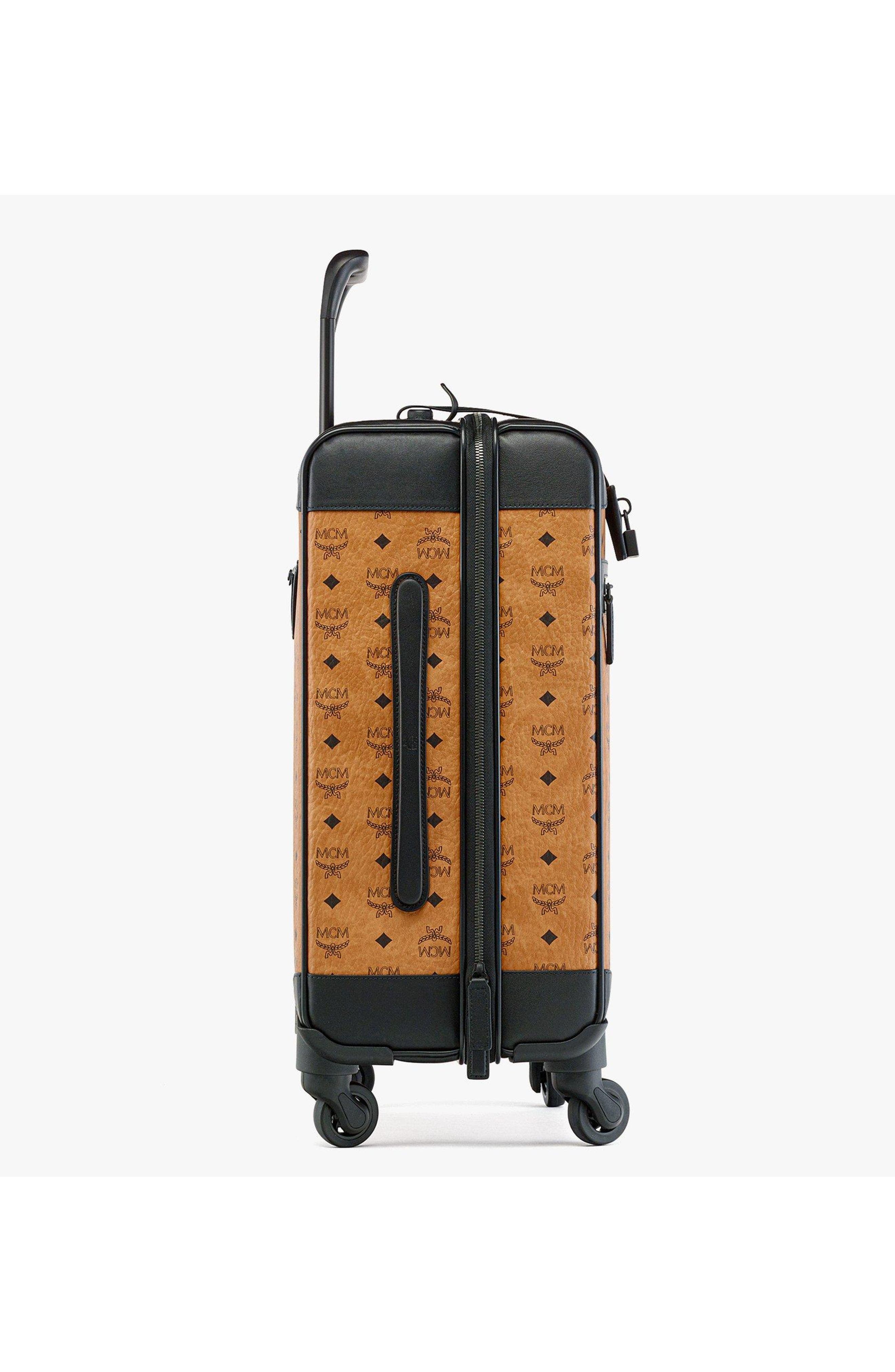 MCM Ottomar Trolley in Visetos, Alternate, color, Brown