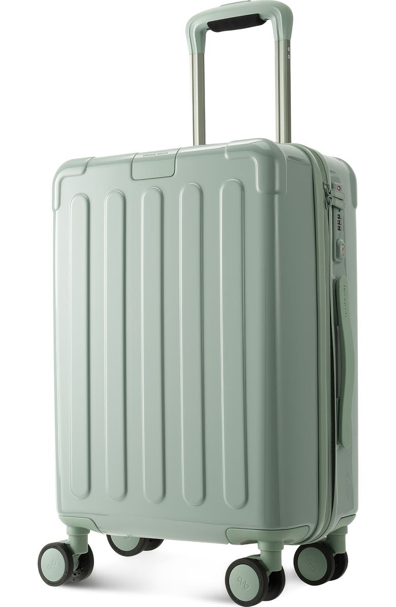 Hedgren Nostos Glossy Spinner Carry-On, Alternate, color, Laguna