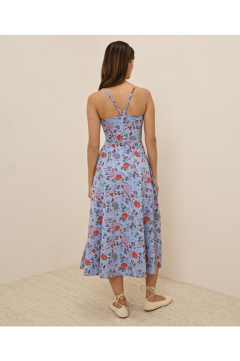 maxi women's summer dresses Tropical Floral Cut-Out Dress for Women - Perfect Beach Va – CANARY HOUZE AUR-under 700 and summer events Why Mydi Black Dresser | Color:Floral Rose