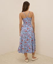 Pact Organic Cotton Fit & Flare Midi Dress