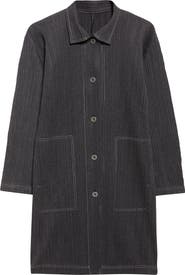 Pleats Please Issey Miyake Trompe l'Oeil Pleated Shirt Jacket
