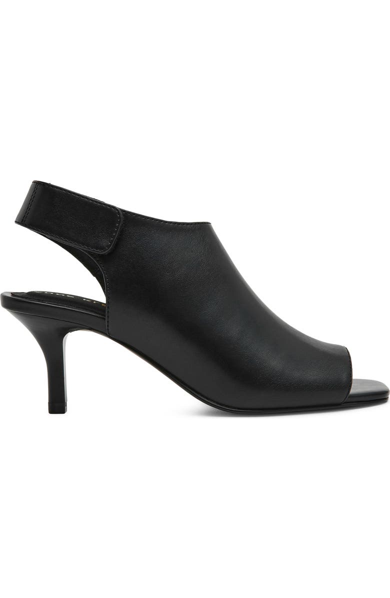 Anne Klein Semana Ankle Strap Sandal, Alternate, color, Black Smooth