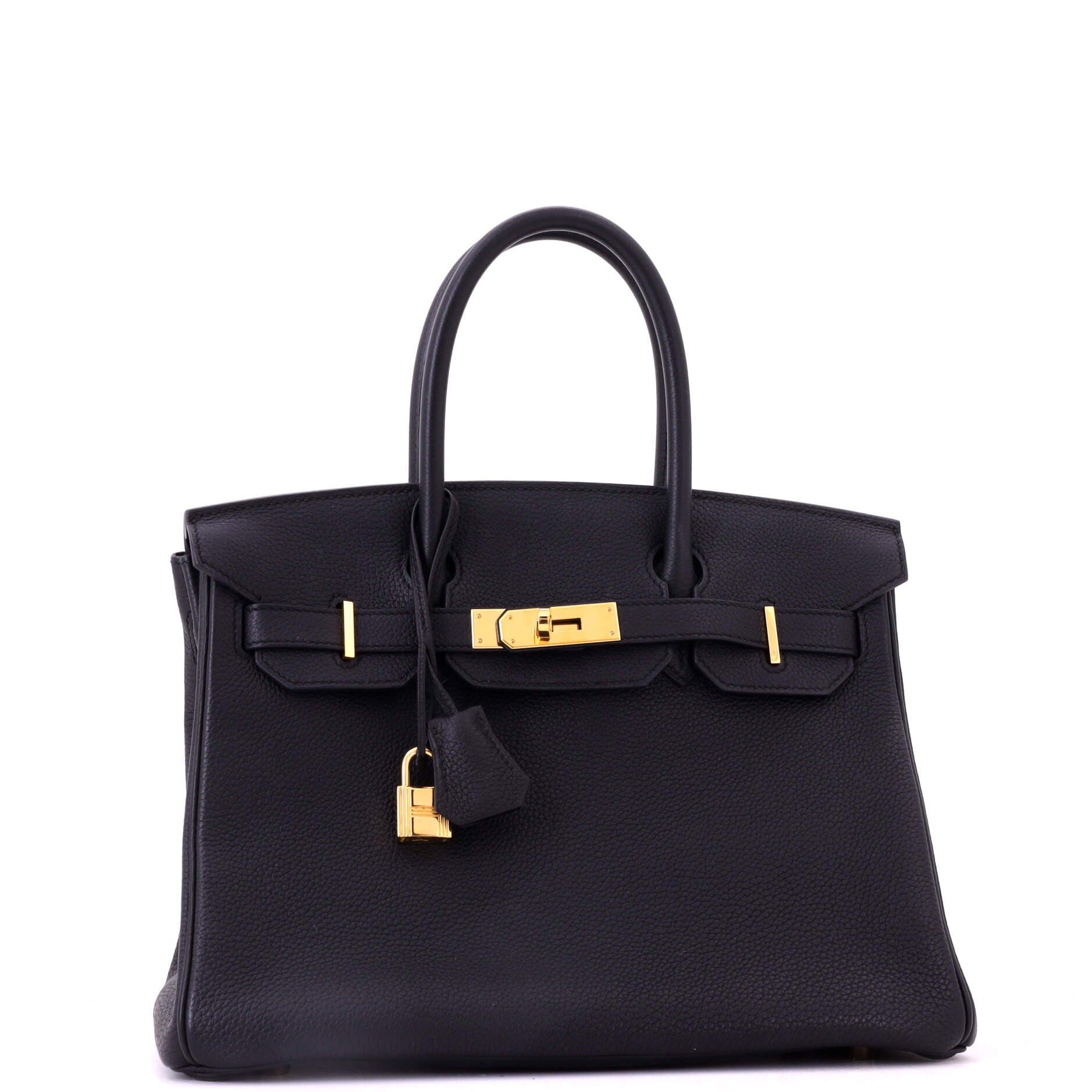Birkin Handbag Black Togo with Gold Hardware 30, Alternate, color, Black