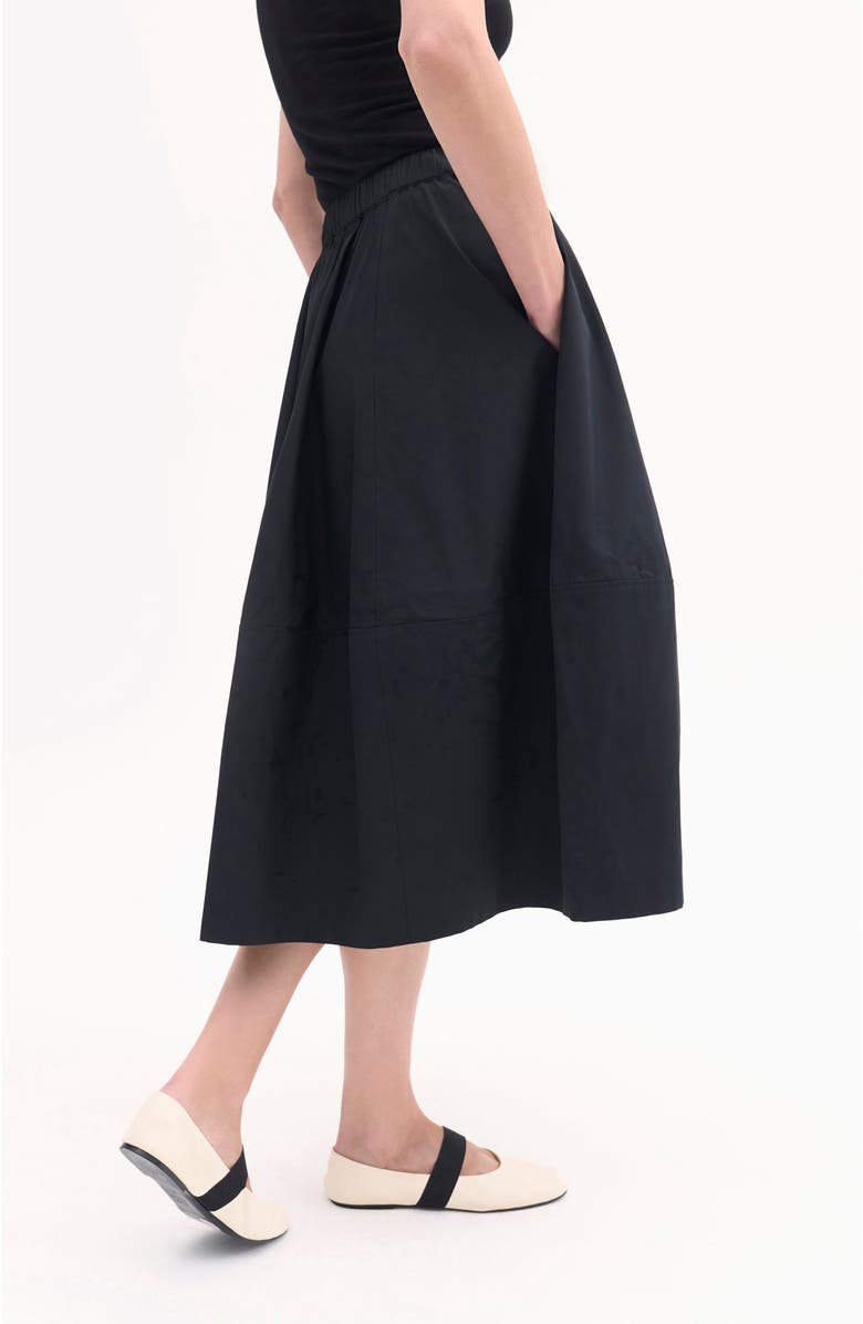 CO Full Skirt in Cotton Poplin, Alternate, color, 