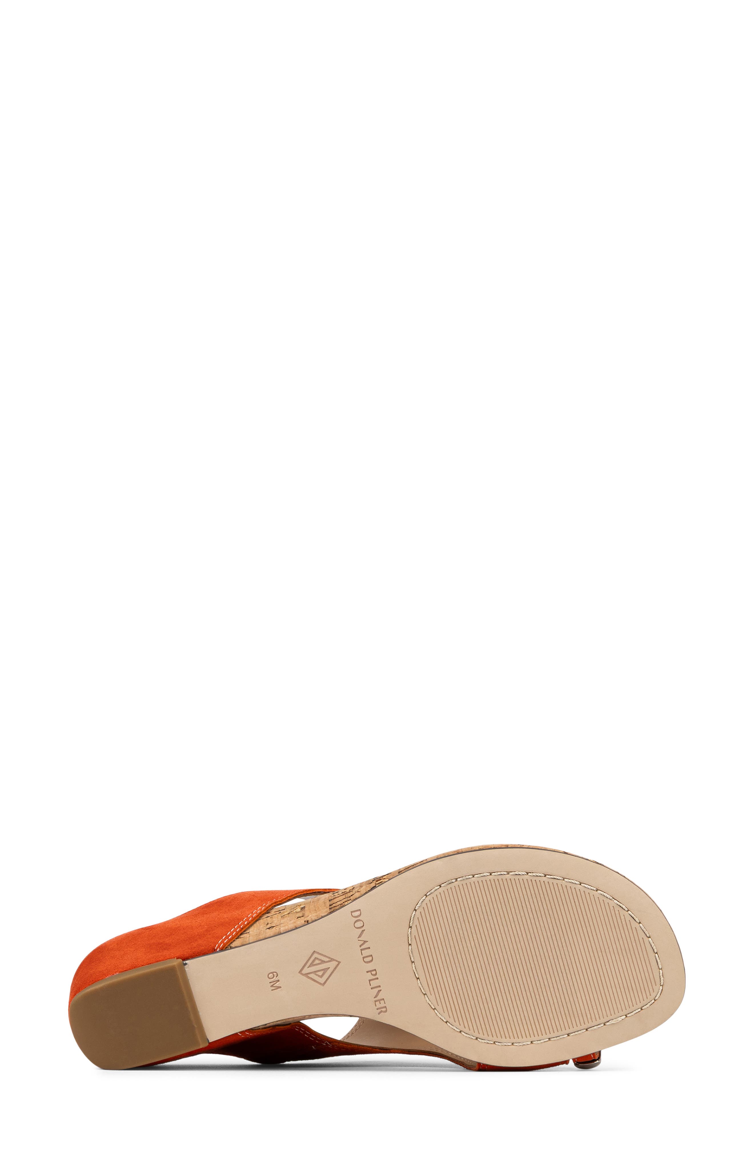 Vesna Toe Loop Wedge Sandal, Alternate, color, PERSIMMON
