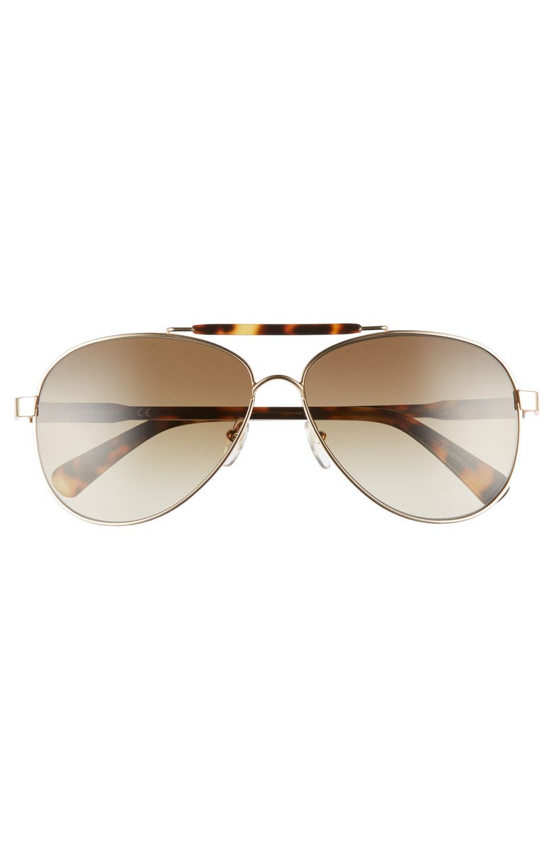 Longchamp Le Pliage 61mm Aviator Sunglasses, Alternate, color,