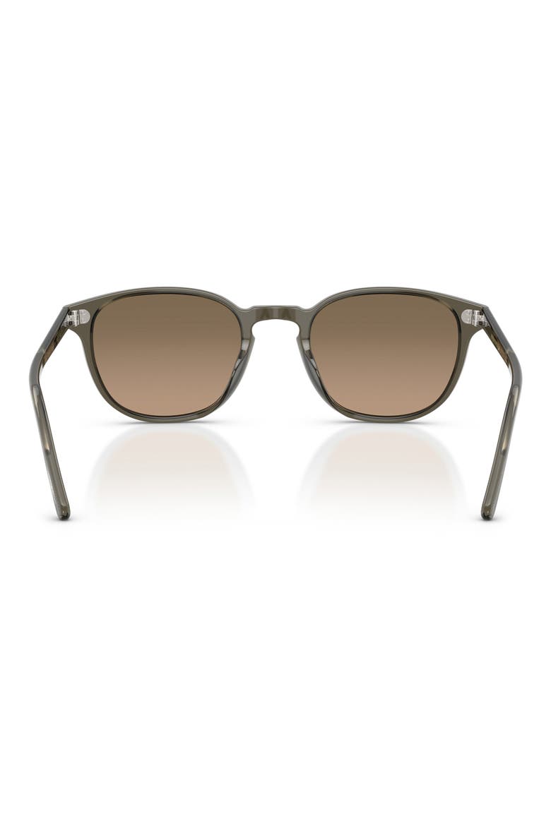 49mm Fairmont Sun Polarized Round Sunglasses, Alternate, color, INKWELL / SANDSTONE