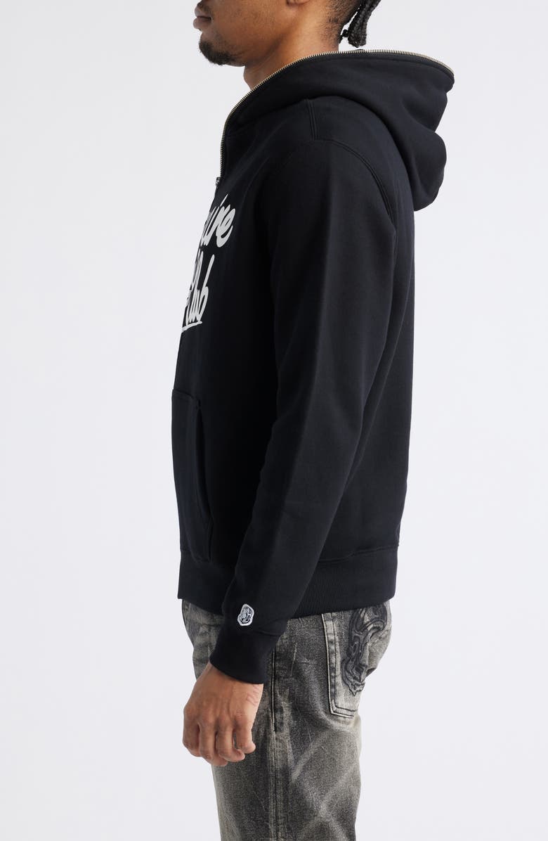 Billionaire Boys Club BB Script Logo Zip Hoodie, Alternate, color,