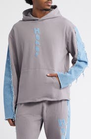 HONOR THE GIFT Hono Distressed Logo Hoodie
