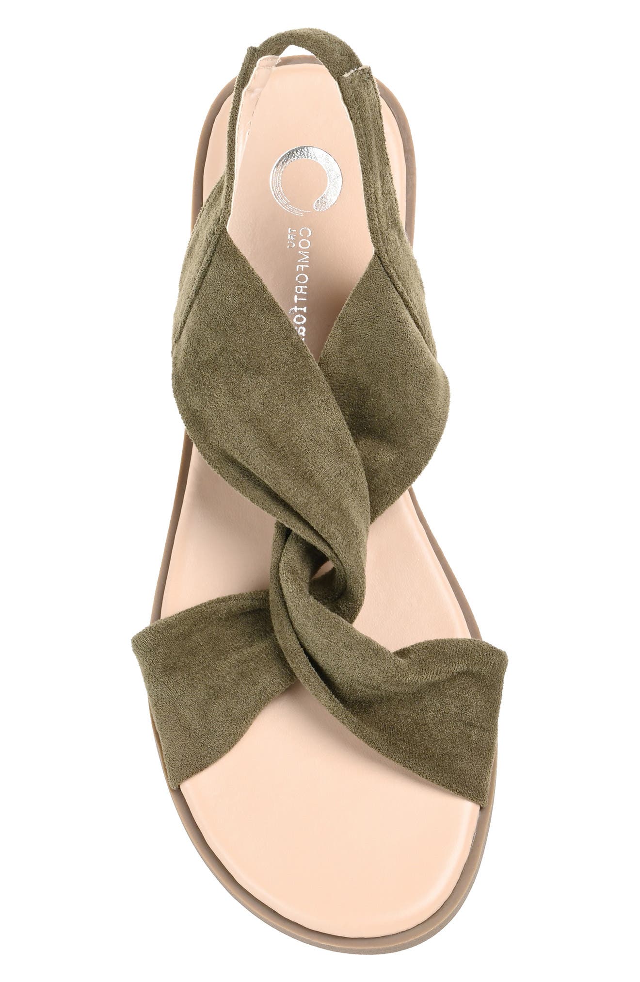 Deleece Sandal, Alternate, color, GREEN