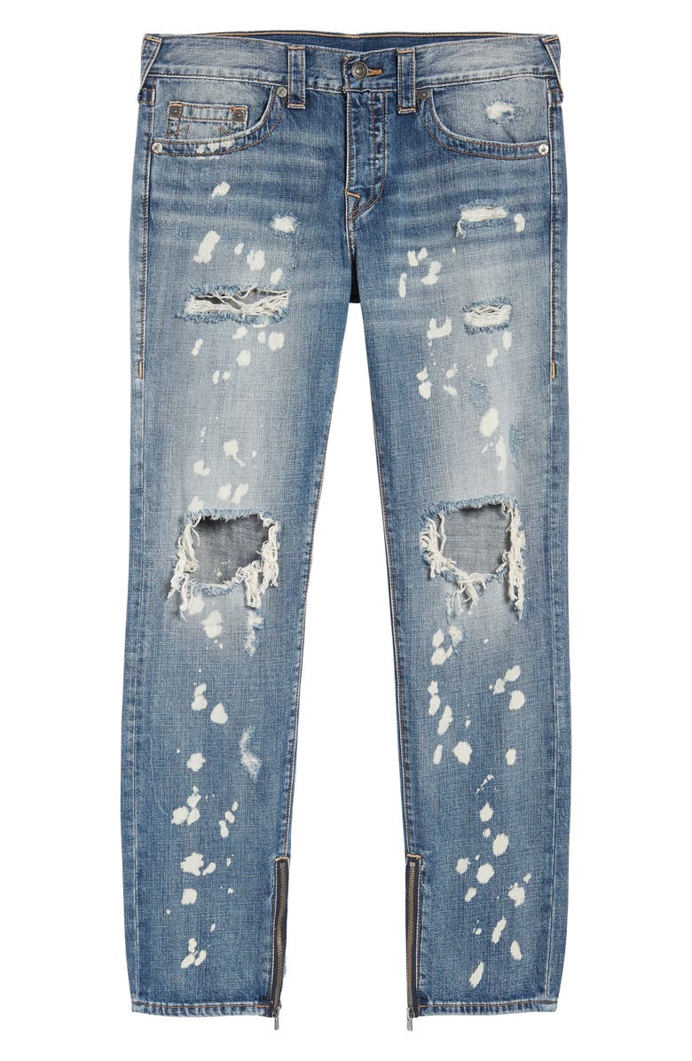 True Religion Brand Jeans Rocco Skinny Fit Jeans, Alternate, color, 