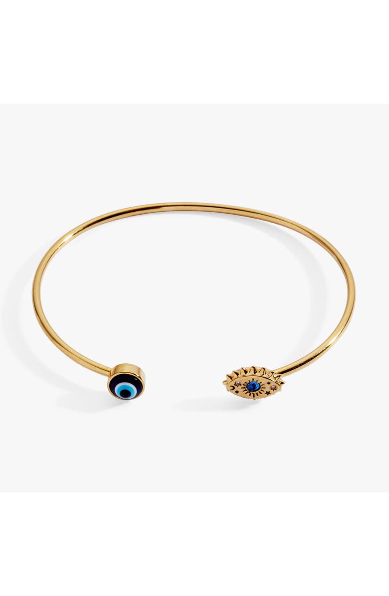 Alex and Ani Evil Eye Flex Cuff, Main, color, 