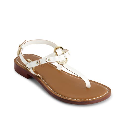 Shop Bernardo Footwear Tuni T-strap Sandal In White