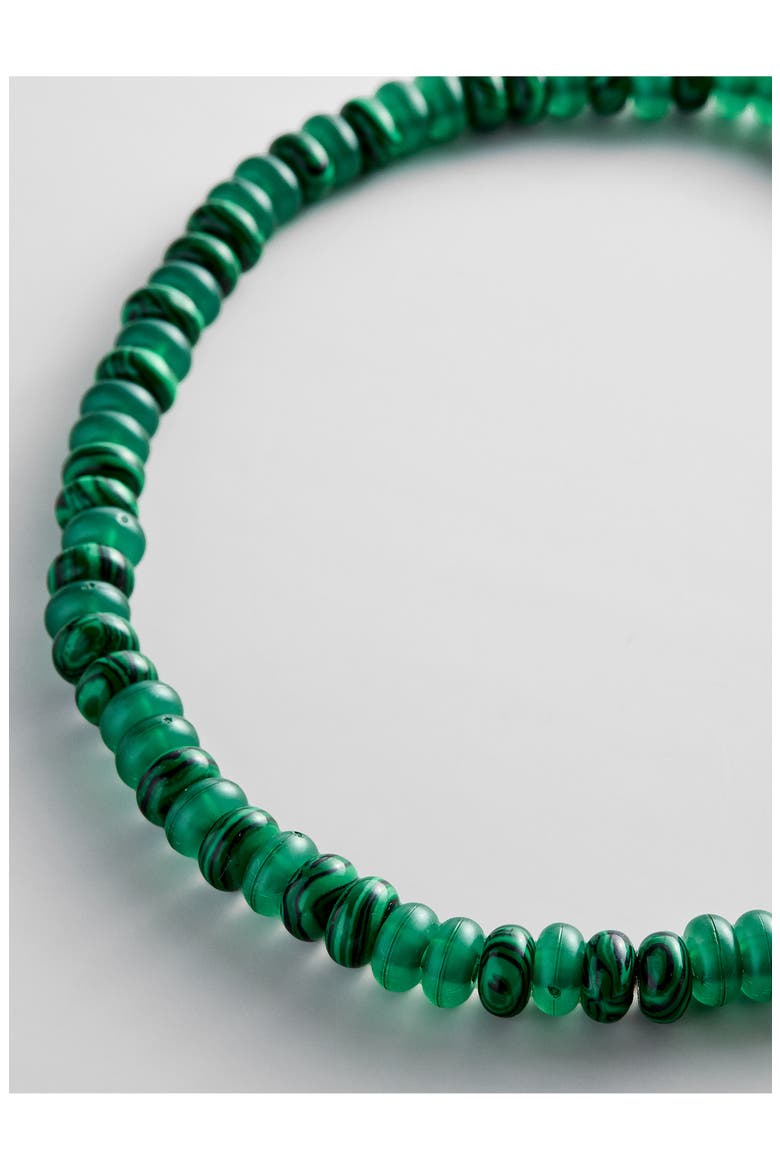 Joyce Semiprecious Stone Beaded Necklace, Alternate, color, GREEN