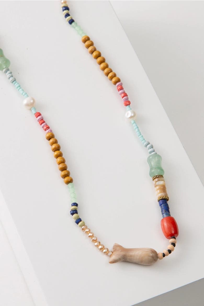 Surf Side Necklace, Main, color, Multi