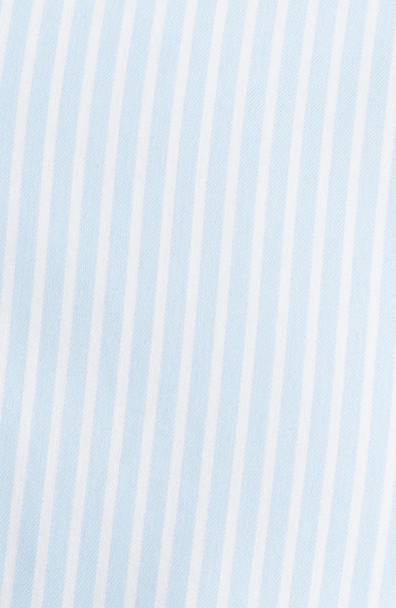 Peter Millar Langley Stripe Crown Lite Performance Twill Button-Up Shirt, Alternate, color, Cottage Blue