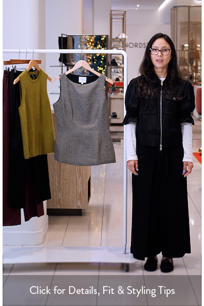 Nolyn Wool Blend Herringbone Top video