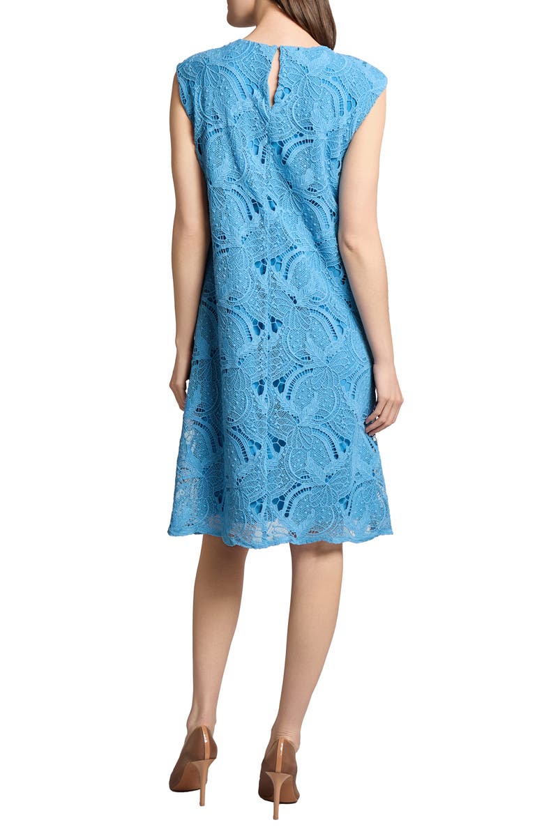 Jones New York Embroidered A-Line Dress, Alternate, color, 