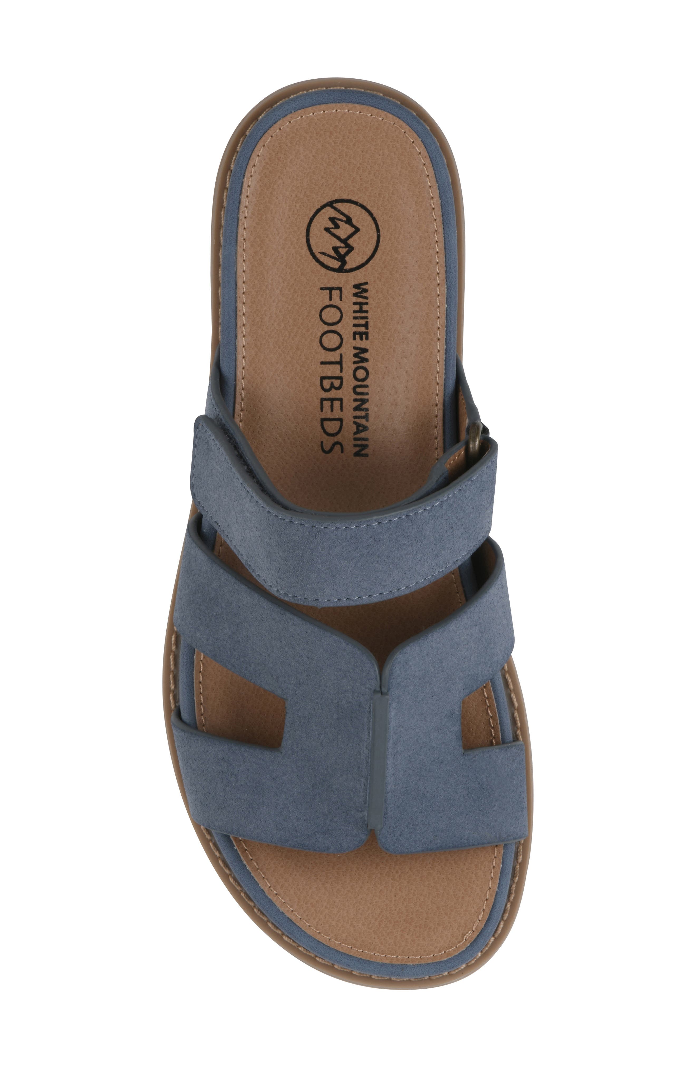 Mazi Slide Sandal, Alternate, color, BLUE RASPBERRY/ SMOOTH