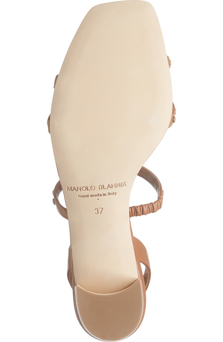 Manolo Blahnik Luce Studded Slingback Sandal, Alternate, color,