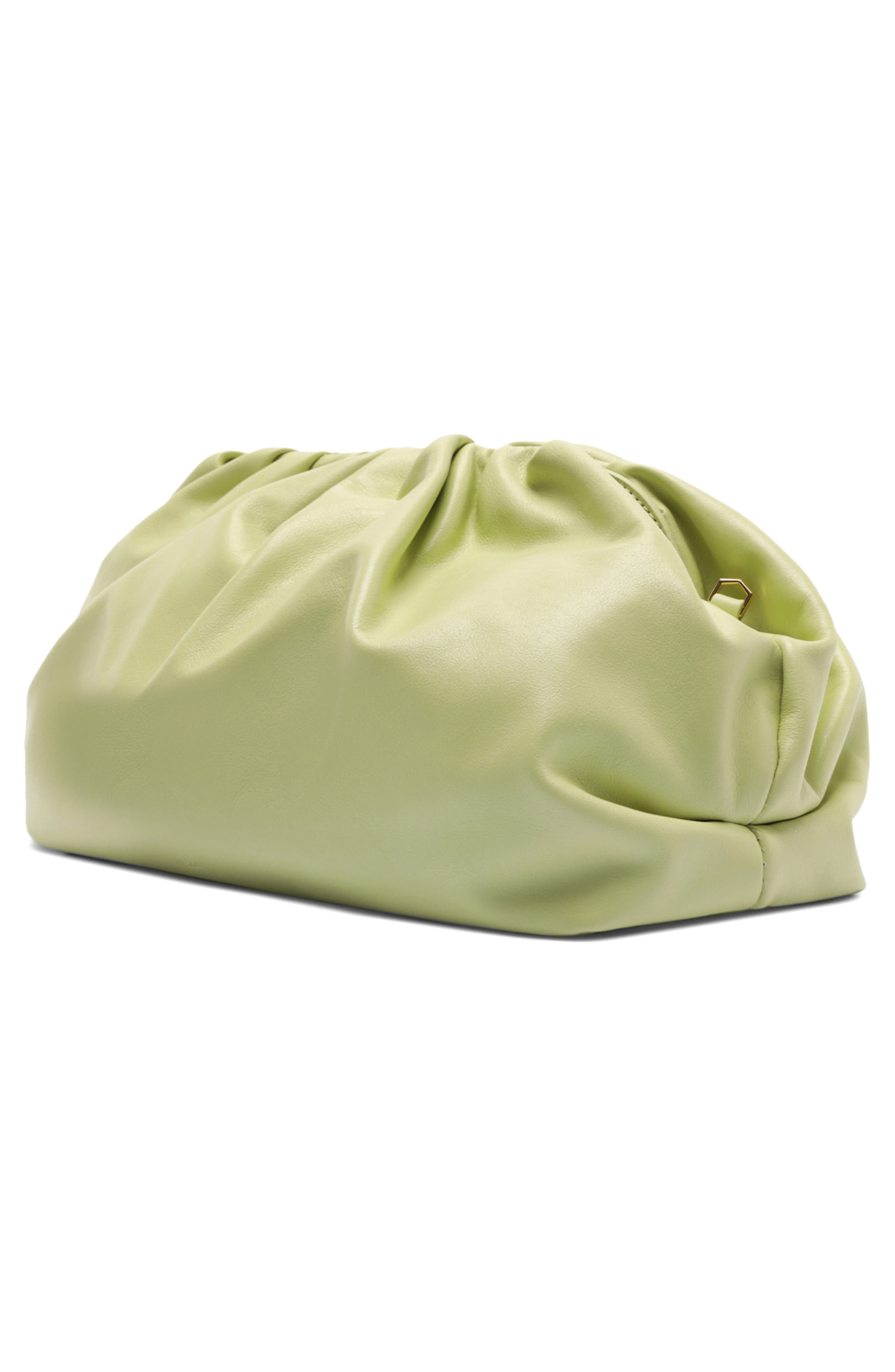 Arezzo Elizabeth Small Leather Clutch, Alternate, color, 