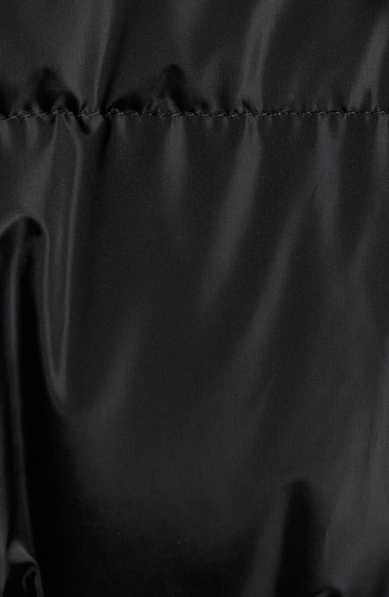 Moncler Bruneaux Down Coat with Faux Shearling Trim, Alternate, color,