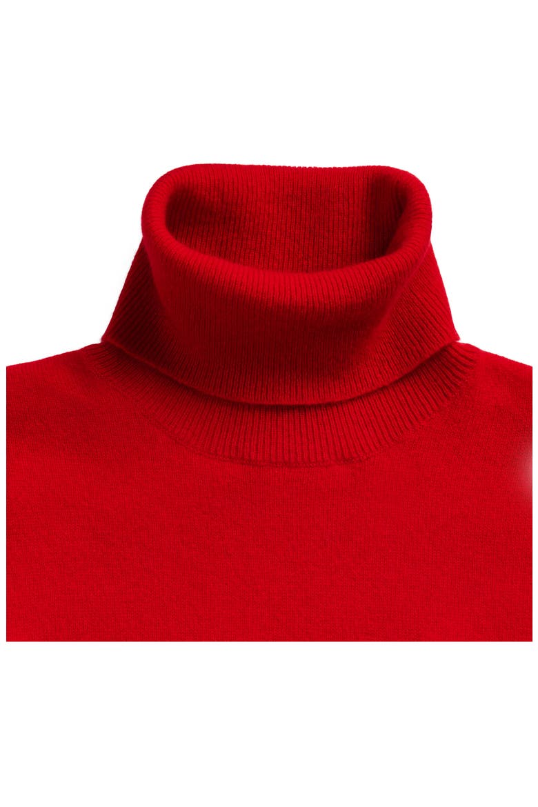 Cashmere Turtleneck Sweater, Alternate, color, MARTIN RED