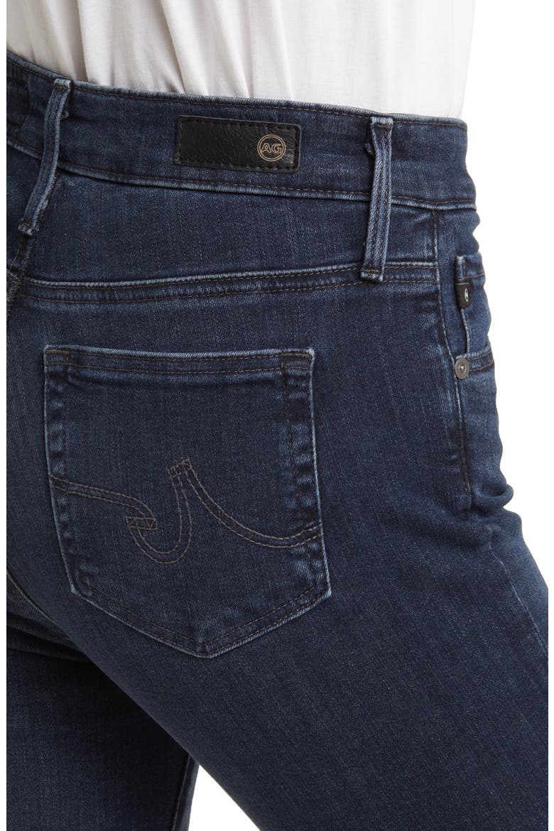 Farrah Raw Hem High Waist Crop Bootcut Jeans, Alternate, color, EMPIRE