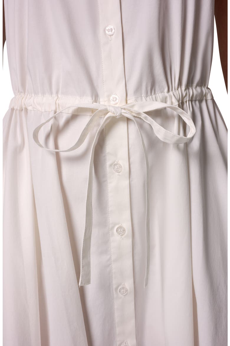 Stretch Poplin Maxi Dress, Alternate, color, CREAM