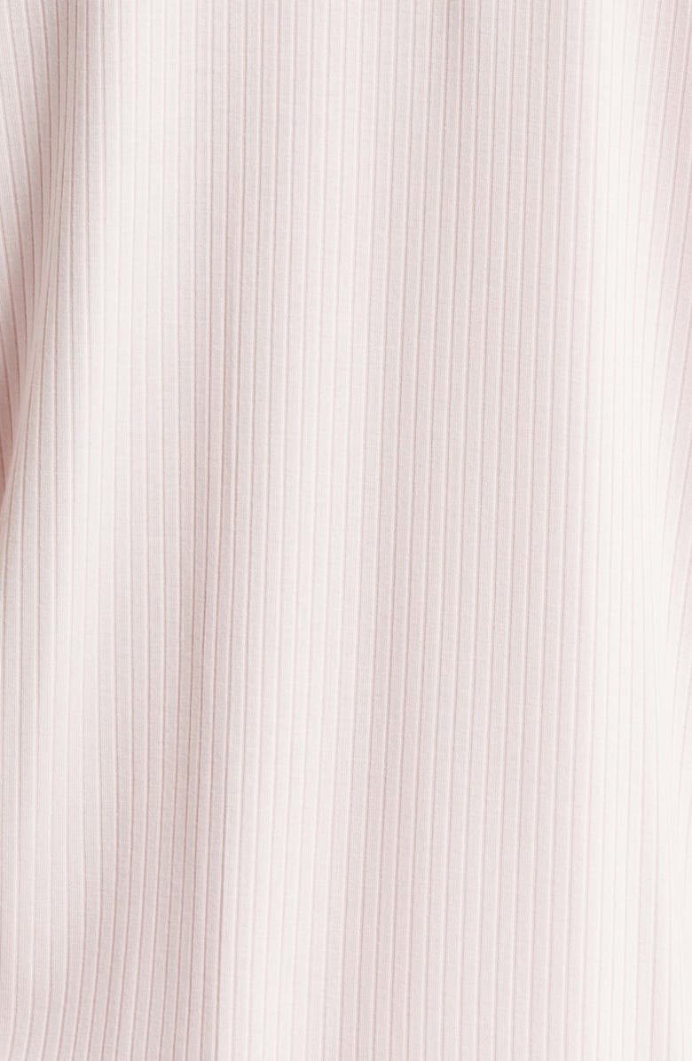 Nordstrom Moonlight Eco Rib Short Pajamas, Alternate, color, Pink Cake