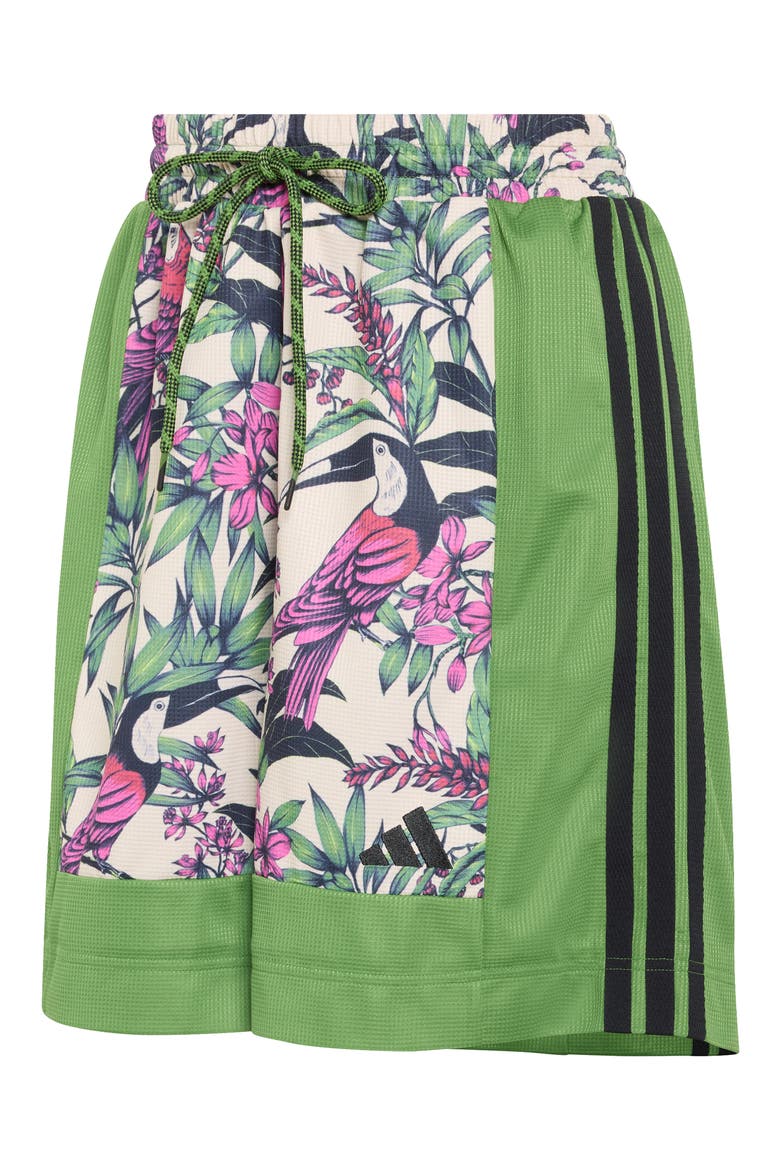 x FARM Rio Premium Shorts, Alternate, color, CREW GREEN/LINEN/ FUCHSIA