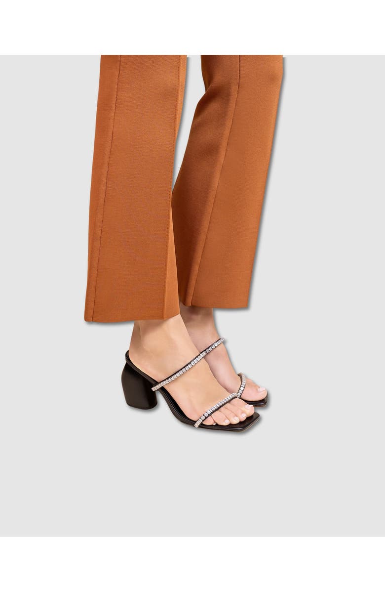 MI/MAI Tilda Crystal High Mule Sandal, Alternate, color, Black