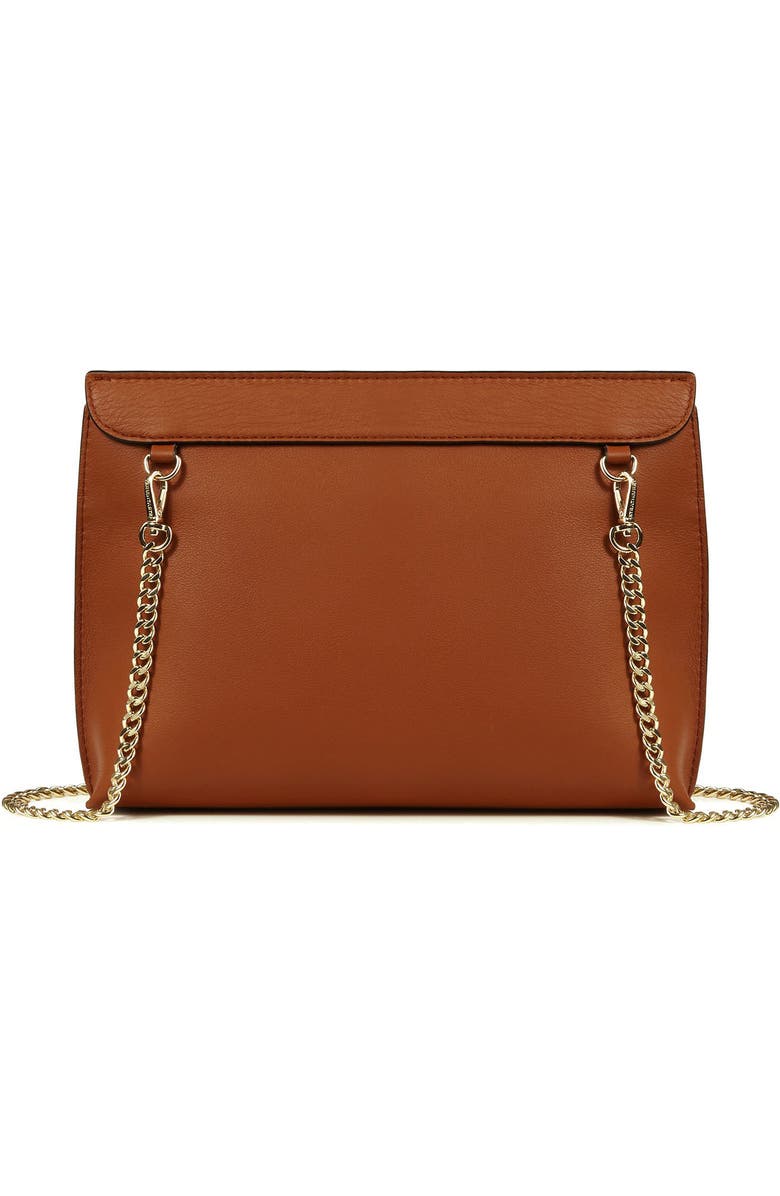 Strathberry Stylist Leather Shoulder Bag, Alternate, color, Chestnut