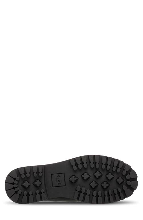 Clae Morrison Low Top Chukka Boot In Antique Black Leather