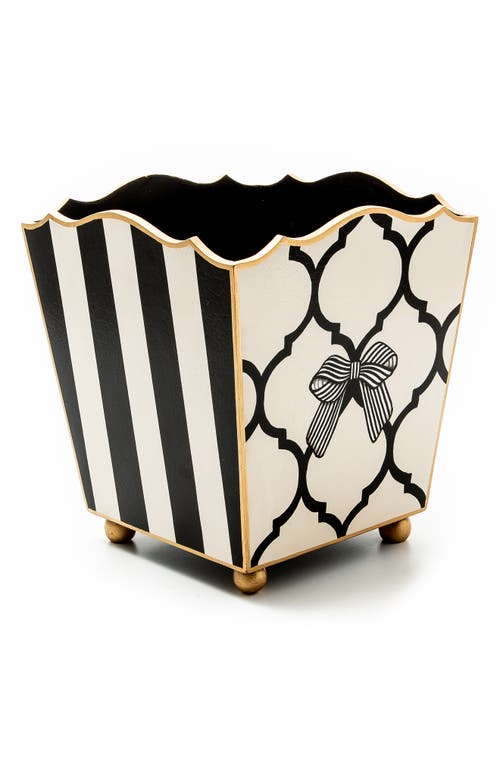 Mackenzie-childs Mackenzie Childs Pretty As A Bow Waste Bin In Multi