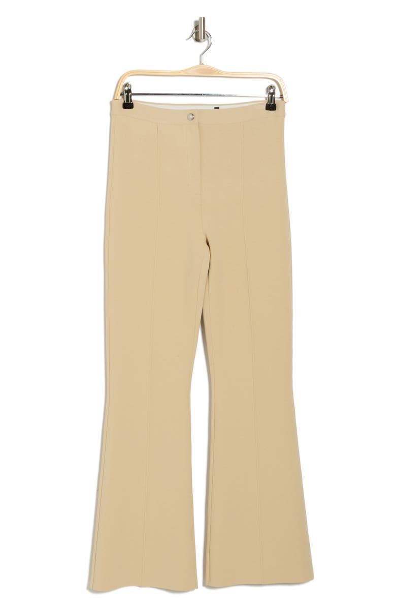 Theory Compact Crepe Flare Pants, Alternate, color, New Sand