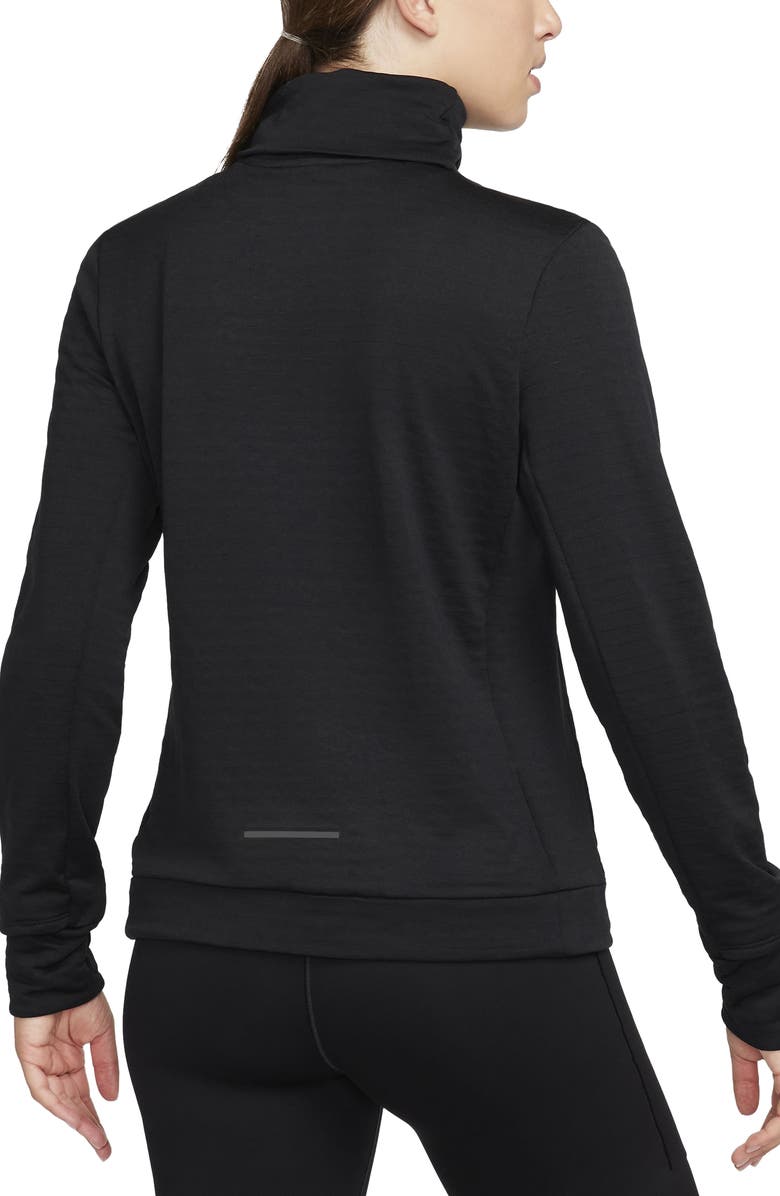Nike Swift Element Therma-FIT Turtleneck Sweatshirt, Alternate, color, 010 Black