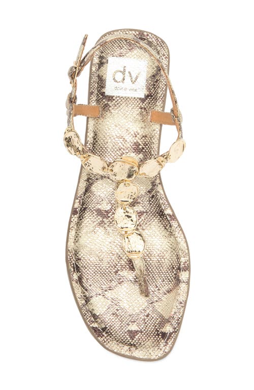 Dolce Vita Dv By Jaime T-strap Sandal In Jaime Exotic