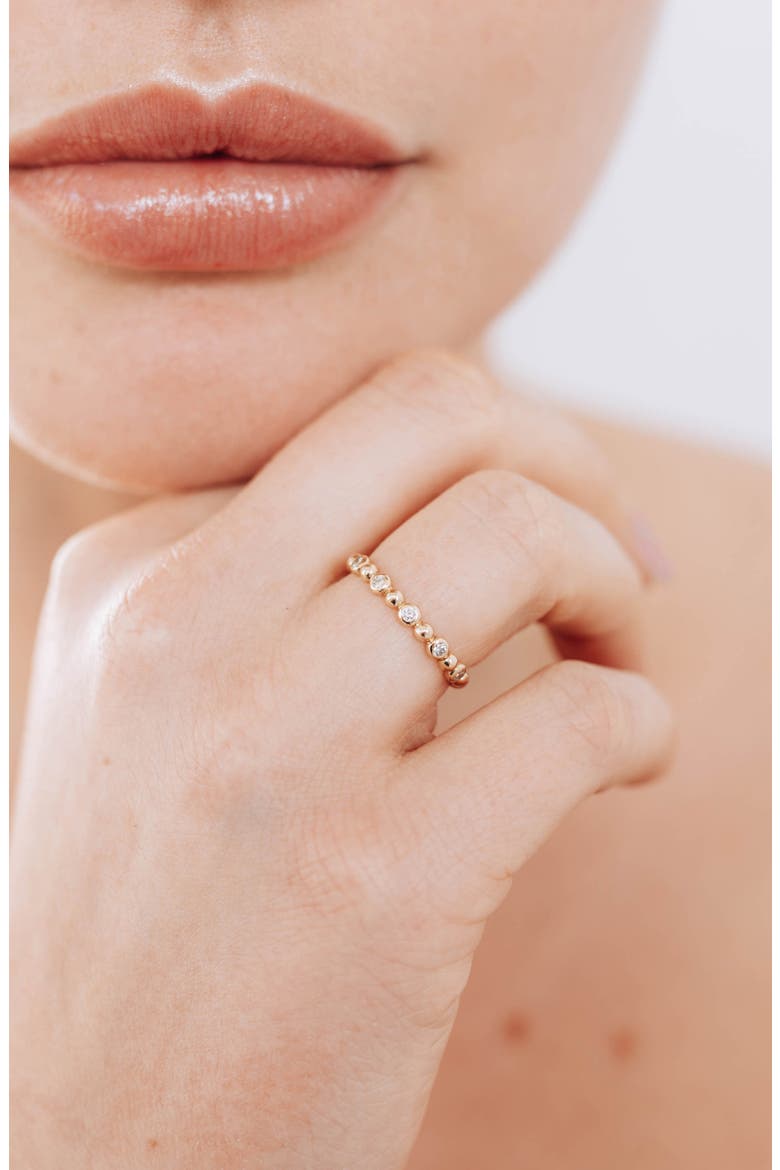 Dew Drop Diamond Band Ring, Alternate, color, GOLD/ DIAMOND