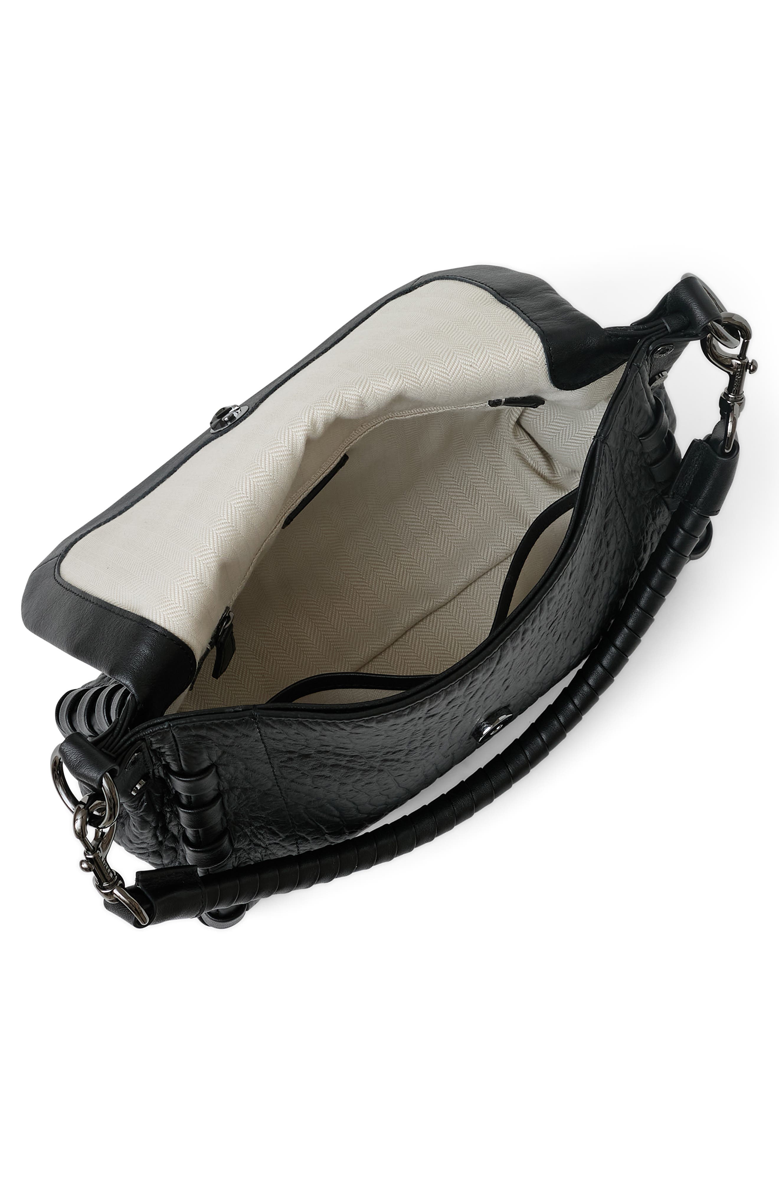 Zen Convertible Crossbody, Alternate, color, BLACK BUBBLE GRAIN