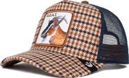 Goorin Bros. Good Kid Goat Patch Check Trucker Hat