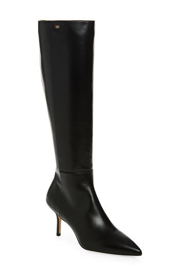Stuart Weitzman Mara 75 Knee High Bootie In Black